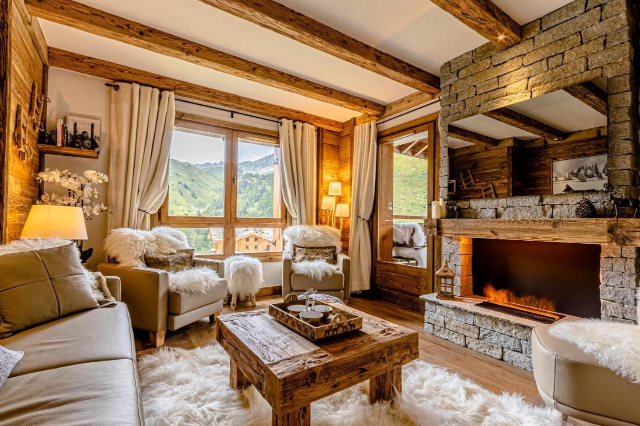 Arc 1950, Ambiance Chalet Luxe 5/7Pers Dans Residence 5* Skis Aux Pieds Avec Spa Les Arcs  外观 照片