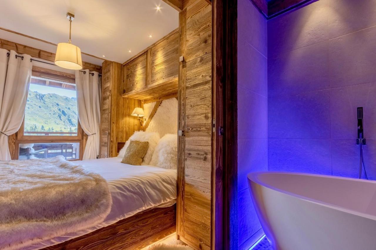 Arc 1950, Ambiance Chalet Luxe 5/7Pers Dans Residence 5* Skis Aux Pieds Avec Spa Les Arcs  外观 照片
