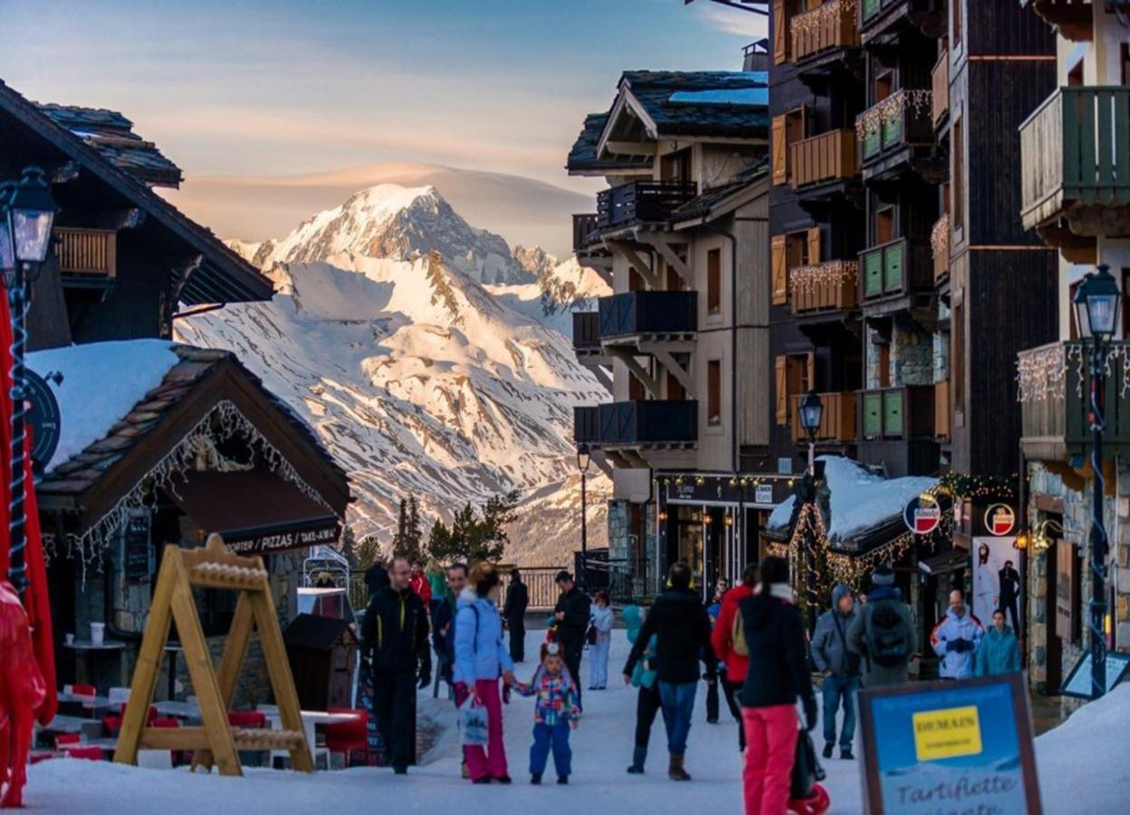 Arc 1950, Ambiance Chalet Luxe 5/7Pers Dans Residence 5* Skis Aux Pieds Avec Spa Les Arcs  外观 照片
